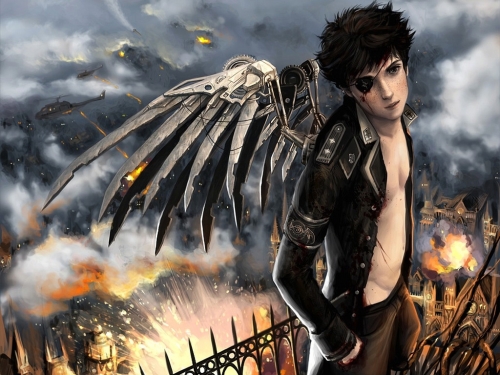 Works on the theme "Vampires, Angels, Demons", part 2 (245 wallpapers)