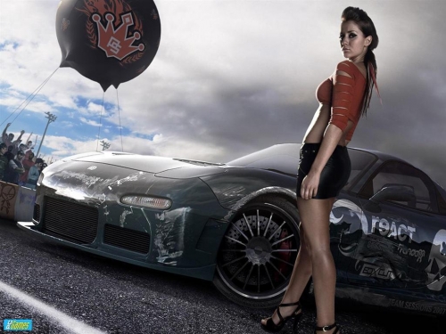 Super Cars With Hot Girls HD collection (169 wallpapers)