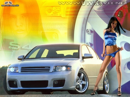 Cars and girls (80 wallpapers)