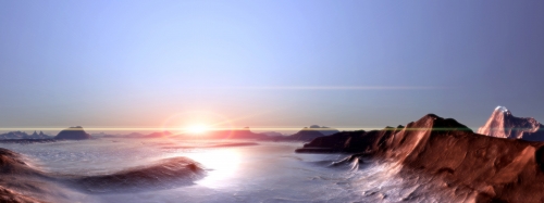 40 Dual Screen 3D Landscapes (40 wallpapers)