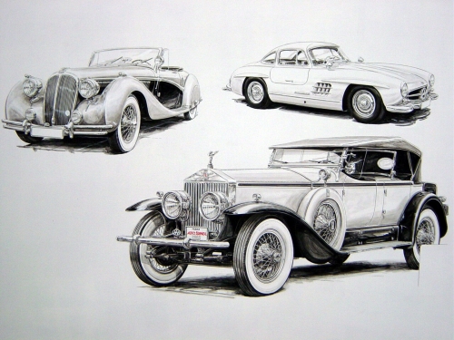 Old Cars in Fine Art Wallpapers (80 wallpapers)