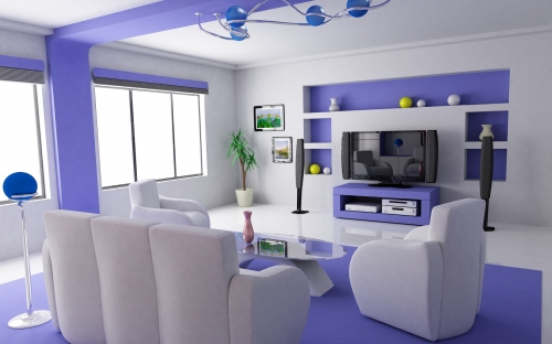 Modern interiors and room designs (80 wallpapers)