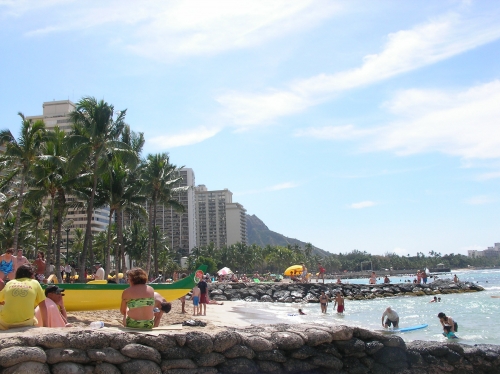 Crowds on Waikiki Beach Wallpapers (82 wallpapers)