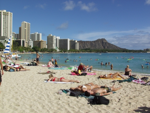 Crowds on Waikiki Beach Wallpapers (82 wallpapers)