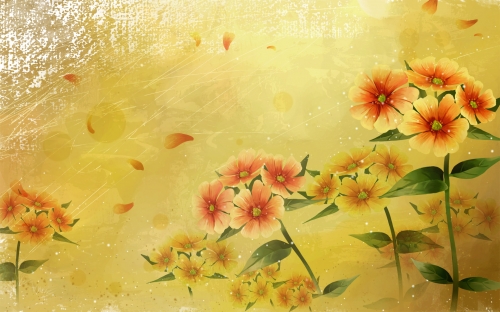 Vector Art Flowers Wallpapers  (40 wallpapers)