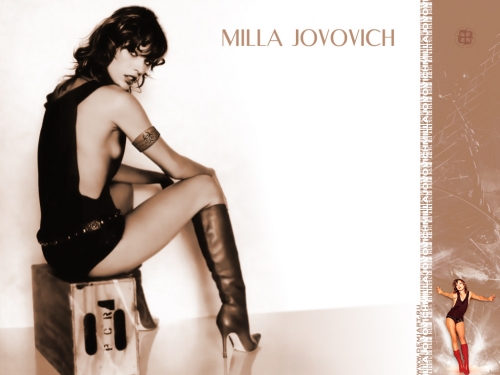 Milla Jovovich (88 wallpapers)