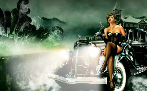 Wallpaper - Girls and cars (Part 5) (68 wallpapers)