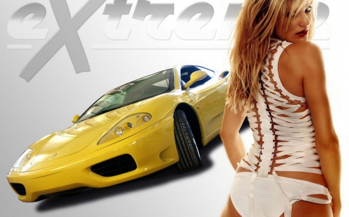 Wallpaper - Girls and cars (Part 5) (68 wallpapers)