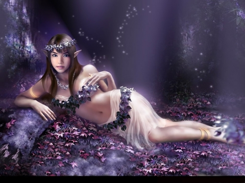 Wallpaper with colorful fantasy or not that girls world. [1024768] [fantasy, painting, girls] (1499 wallpapers)