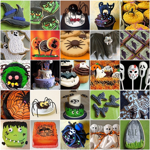 Scary Halloween cakes (454 wallpapers)