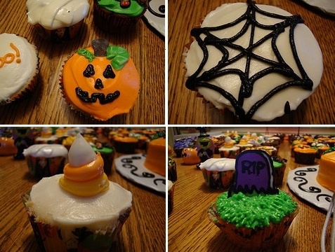 Scary Halloween cakes (454 wallpapers)