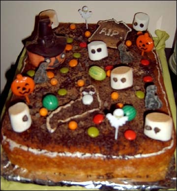 Scary Halloween cakes (454 wallpapers)