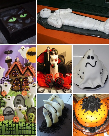 Scary Halloween cakes (454 wallpapers)