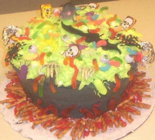 Scary Halloween cakes (454 wallpapers)