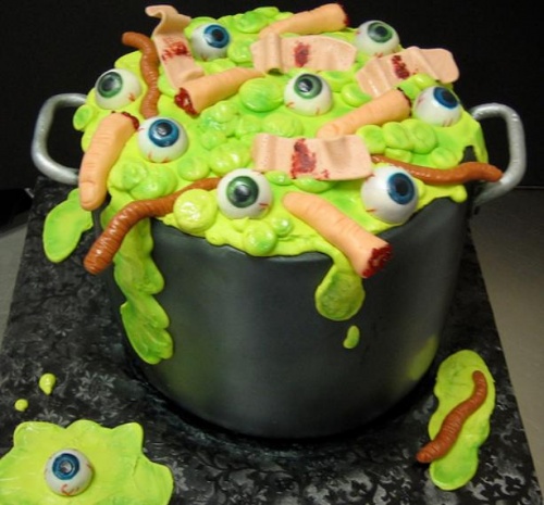 Scary Halloween cakes (454 wallpapers)