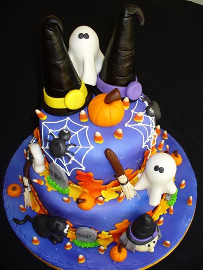 Scary Halloween cakes (454 wallpapers)