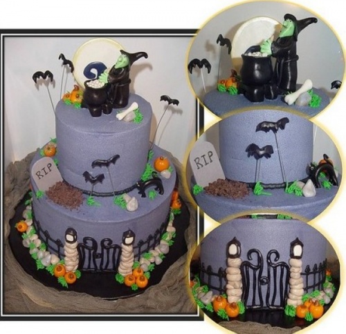 Scary Halloween cakes (454 wallpapers)