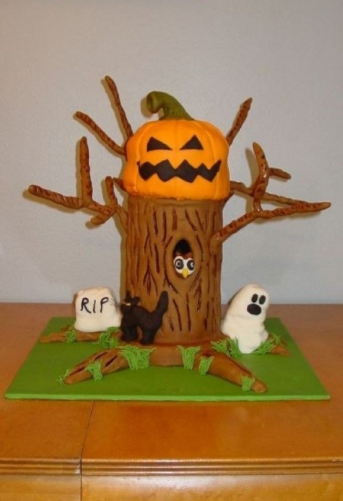 Scary Halloween cakes (454 wallpapers)