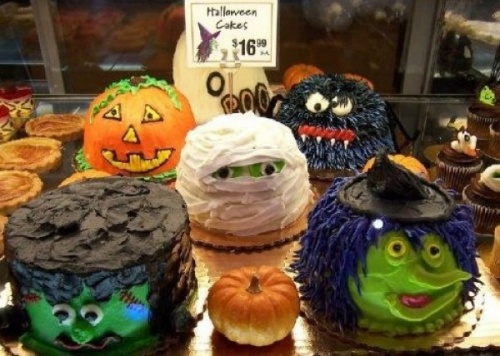 Scary Halloween cakes (454 wallpapers)